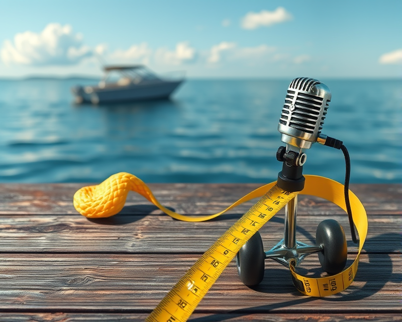 potato chip, skateboard, tape measure, boat, microphone